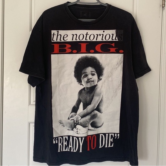 The Notorious B.I.G - ready to DIE- classic Biggie Tee - Picture 3 of 8